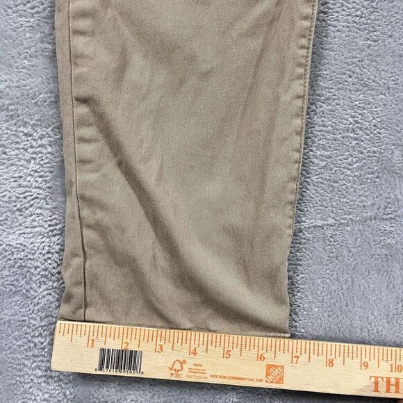 Quiksilver Chino Pants Mens 32x30 Straight Tapered Fit Flat Front Skateboard - Picture 8 of 11